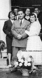 MARIAGE EN 1953  A CHOUPOT ORAN DE  RENEE POSTIGO ET CLAUDE NESA